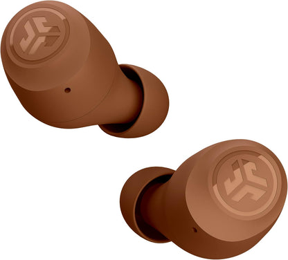 Go Air Tones+ True Wireless Earbuds Designed with Auto on and Connect, Touch Controls, 32+ Hours Bluetooth Playtime, EQ3 Sound, and Dual Connect, Natural Earthtone Color (1615 C)