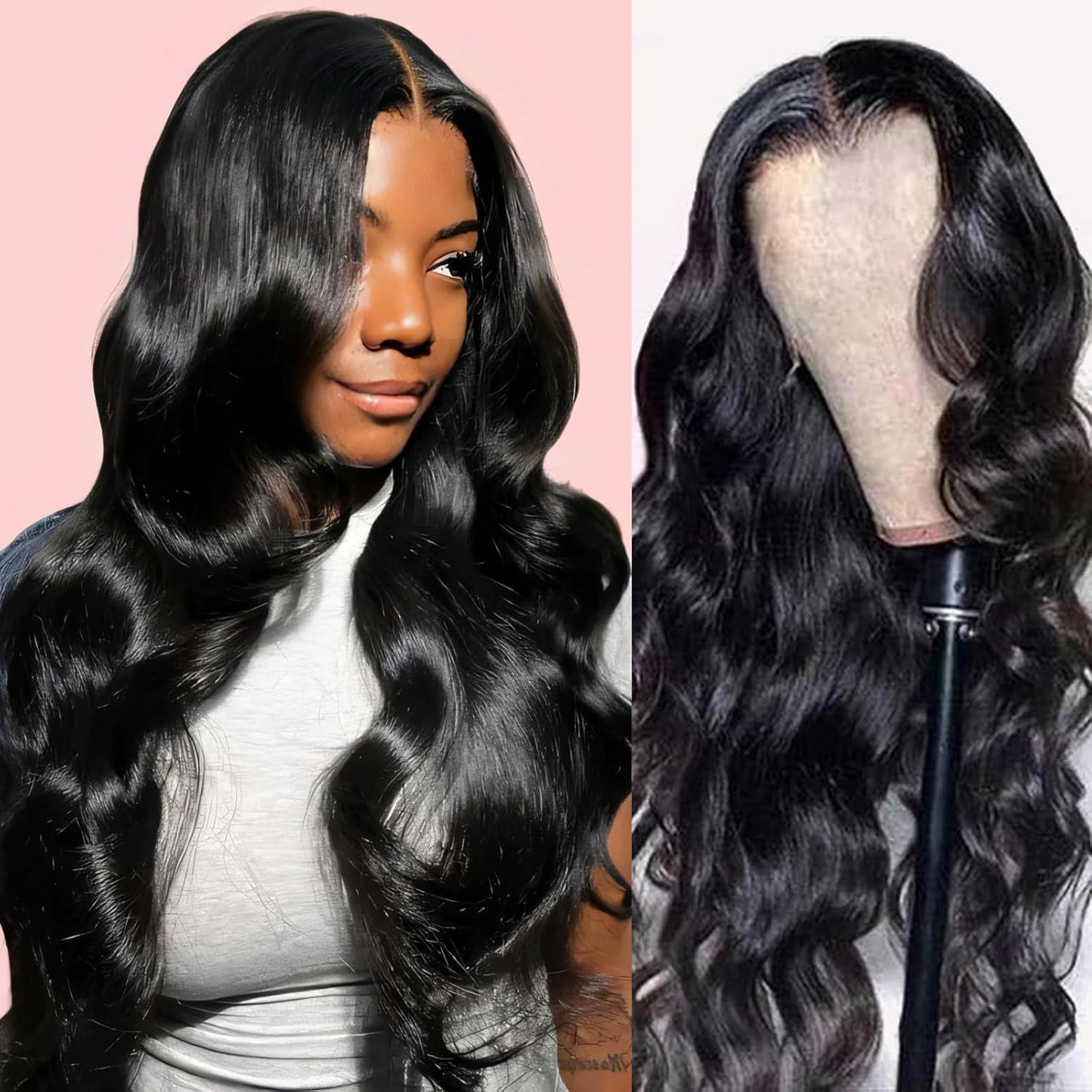 Body Wave Lace Front Wigs Human Hair 13X4 HD Lace Front Wigs 180% Density Lace Front Wigs Baby Hair Natural Hairline Brazilian Virgin Glueless Human Hair Wigs